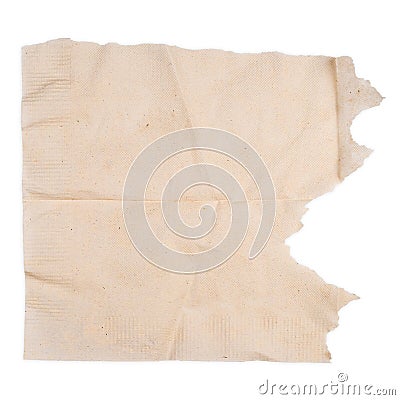 Ragged Brown Tissue Stock Photo