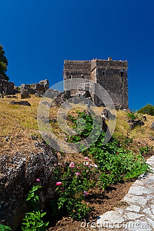 Ragios medieval tower Stock Photo