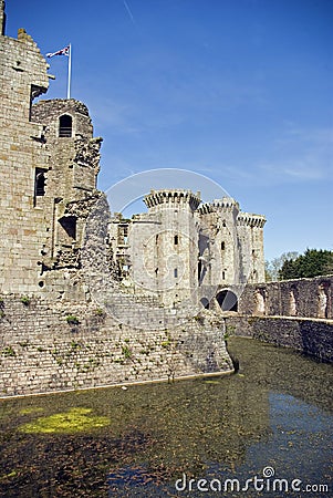 Raglan Castle Stock Photo