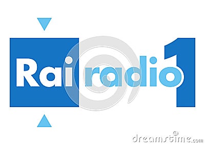 Rai Radio 1 Logo Editorial Stock Photo