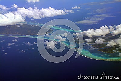 Raiatea and Tahaa Stock Photo