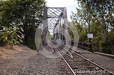 Rail Bridge Stock Photo