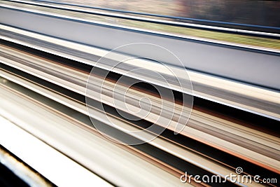 Rail-road tracks background Stock Photo