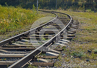 Rail transport infrastructure in Europe. Stock Photo