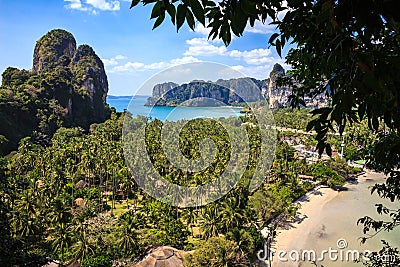 Railay beach Stock Photo