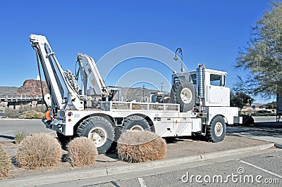 Railroad Crane Truck Editorial Stock Photo