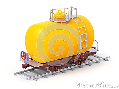 Railroad tank car cartoon Cartoon Illustration