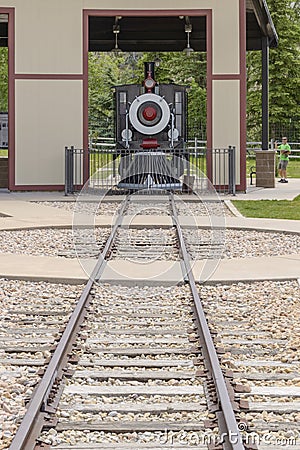 Railroading in Spanish Fork Canyon Editorial Stock Photo