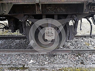 Railway carriage court vintage wooden Baltic repressions exile genocide Stock Photo