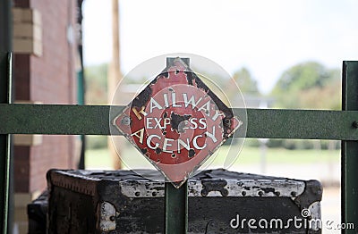 Railway Express Agency Logo Editorial Stock Photo