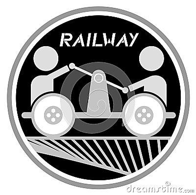 Railway icon Vector Illustration