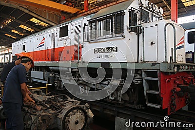 Railway Editorial Stock Photo