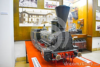 The Railway Museum in Belgrade Editorial Stock Photo