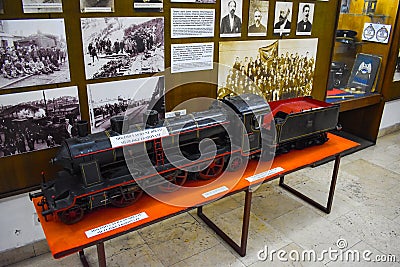 The Railway Museum in Belgrade Editorial Stock Photo