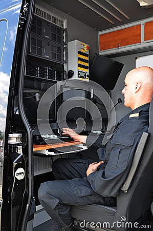 Railway Security Service Editorial Stock Photo