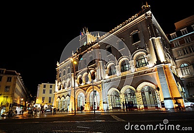 Railway station Stock Photo