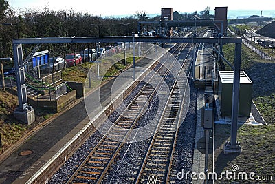 Railway Editorial Stock Photo