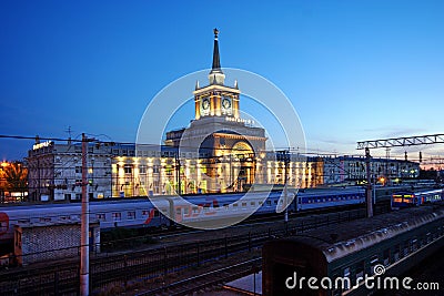 Railway Station of the Volgograd Stock Photo