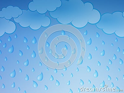 Rain Vector Illustration