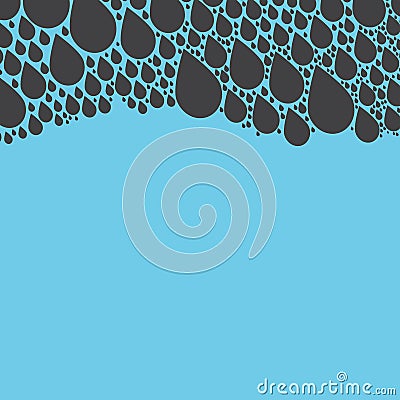 Rain drop background Vector Illustration
