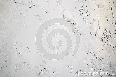 Window Rain Droplets Stock Photo