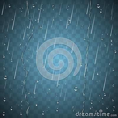 Rain effect background Stock Photo