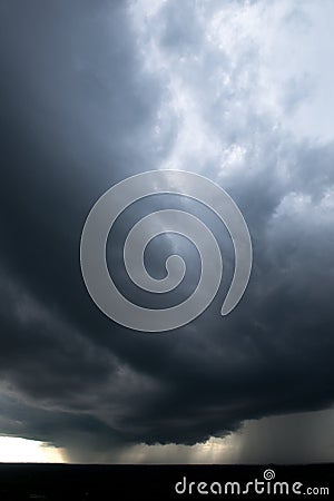 Rain Storm, Weather, Stormy Sky Stock Photo