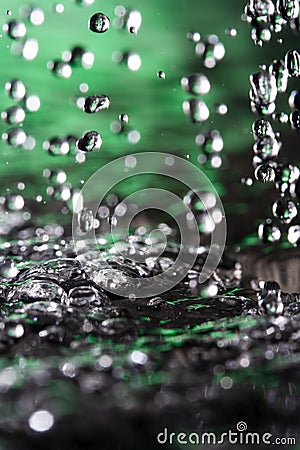 Rain water drop. Abstract aqua backgrounds macro shot Stock Photo