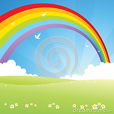 Rainbow Vector Illustration