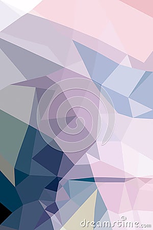 Rainbow abstract low polygon prism background, spectrum gradient vivid colorful vector backdrop. Vector Illustration