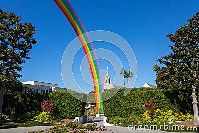 Rainbow Art Project Editorial Stock Photo