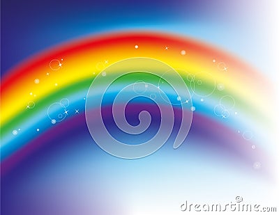 Rainbow background Vector Illustration