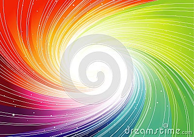 Rainbow background Vector Illustration