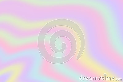 Rainbow background. Pattern in pastel colors. Wavy multicolored unicorn sky. Vector Vector Illustration