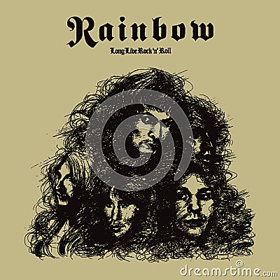 Rainbow band vector image. Vector Illustration