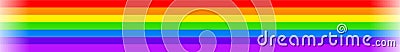 Rainbow banner Stock Photo