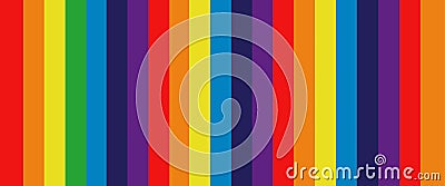 Rainbow banner vector background Vector Illustration