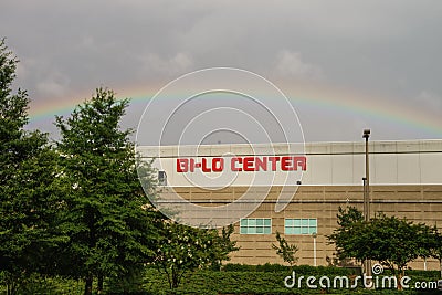 Rainbow Bi-Lo Center Editorial Stock Photo
