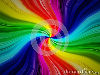 Rainbow burst background Stock Photo