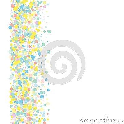 Rainbow Circle Carnaval White Background Stock Photo