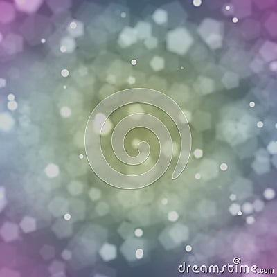 Rainbow circle color bokehs background Stock Photo