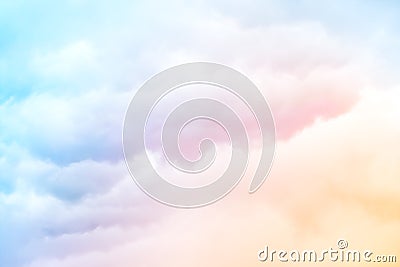 Rainbow Clouds Stock Photo
