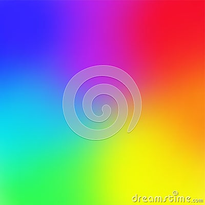 Rainbow color gradient mesh background Trendy style Vector illustration Cartoon Illustration