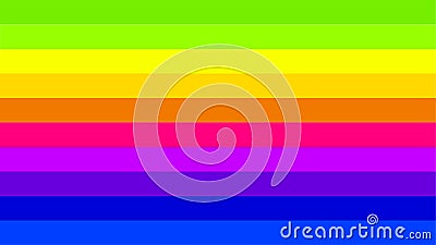 Rainbow color horizontal beautiful for background, colorful flag stripe of bisexual or gay symbol, illustration rainbow horizontal Vector Illustration