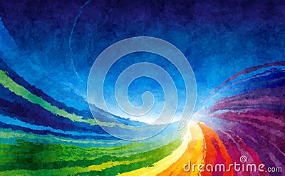 Rainbow colorful background Stock Photo