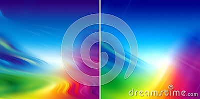 Rainbow colorful blur Stock Photo