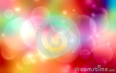 Rainbow colors blur background Stock Photo