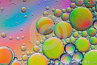 Rainbow effect psychedelic abstract background Stock Photo