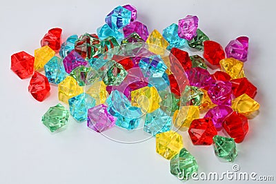 Rainbow Gems Stock Photo