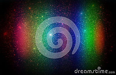 Rainbow glitter textured background. Bright pattern. Stock Photo